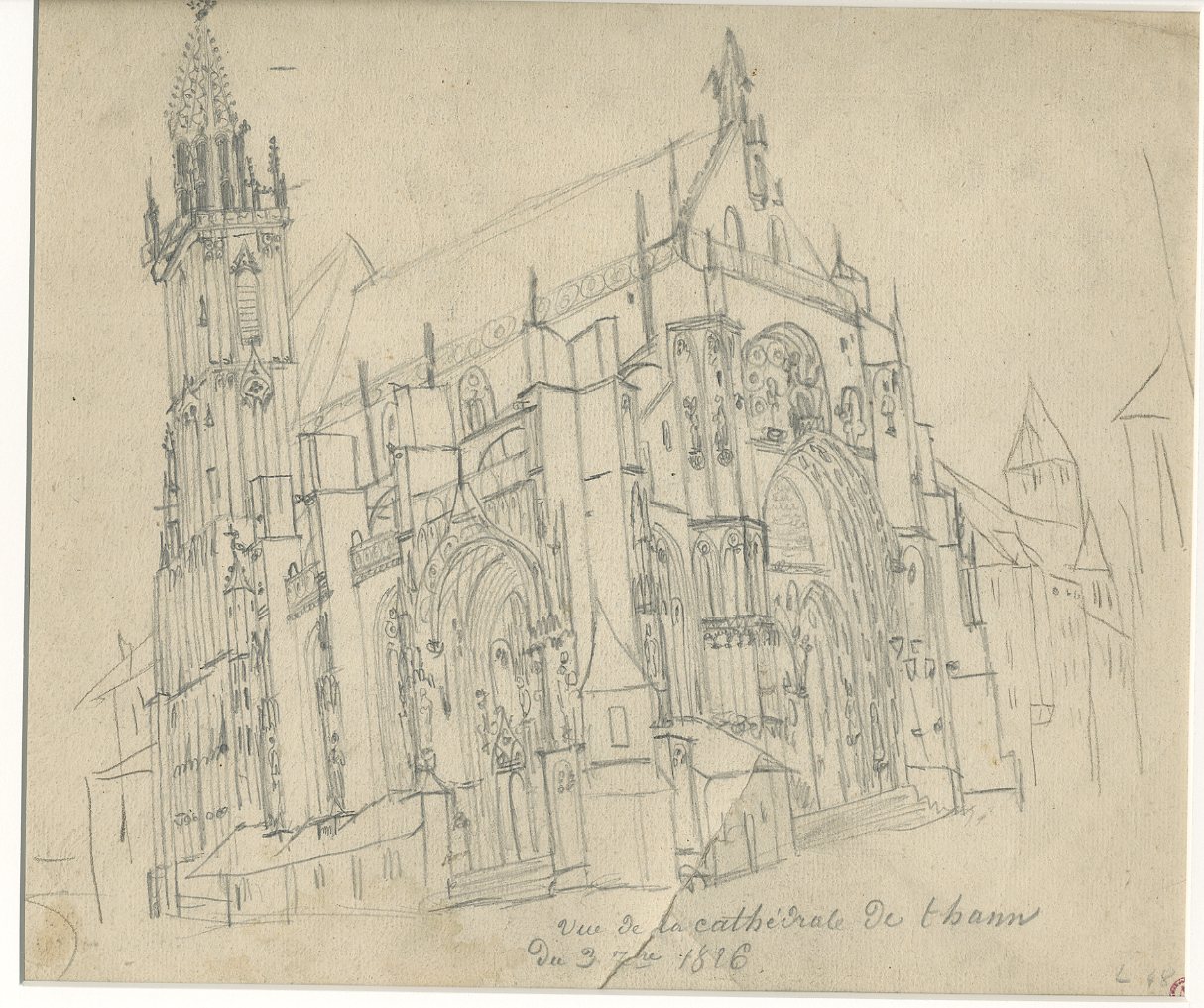 VUE D'ALSACE : CATHEDRALE DE THANN_0